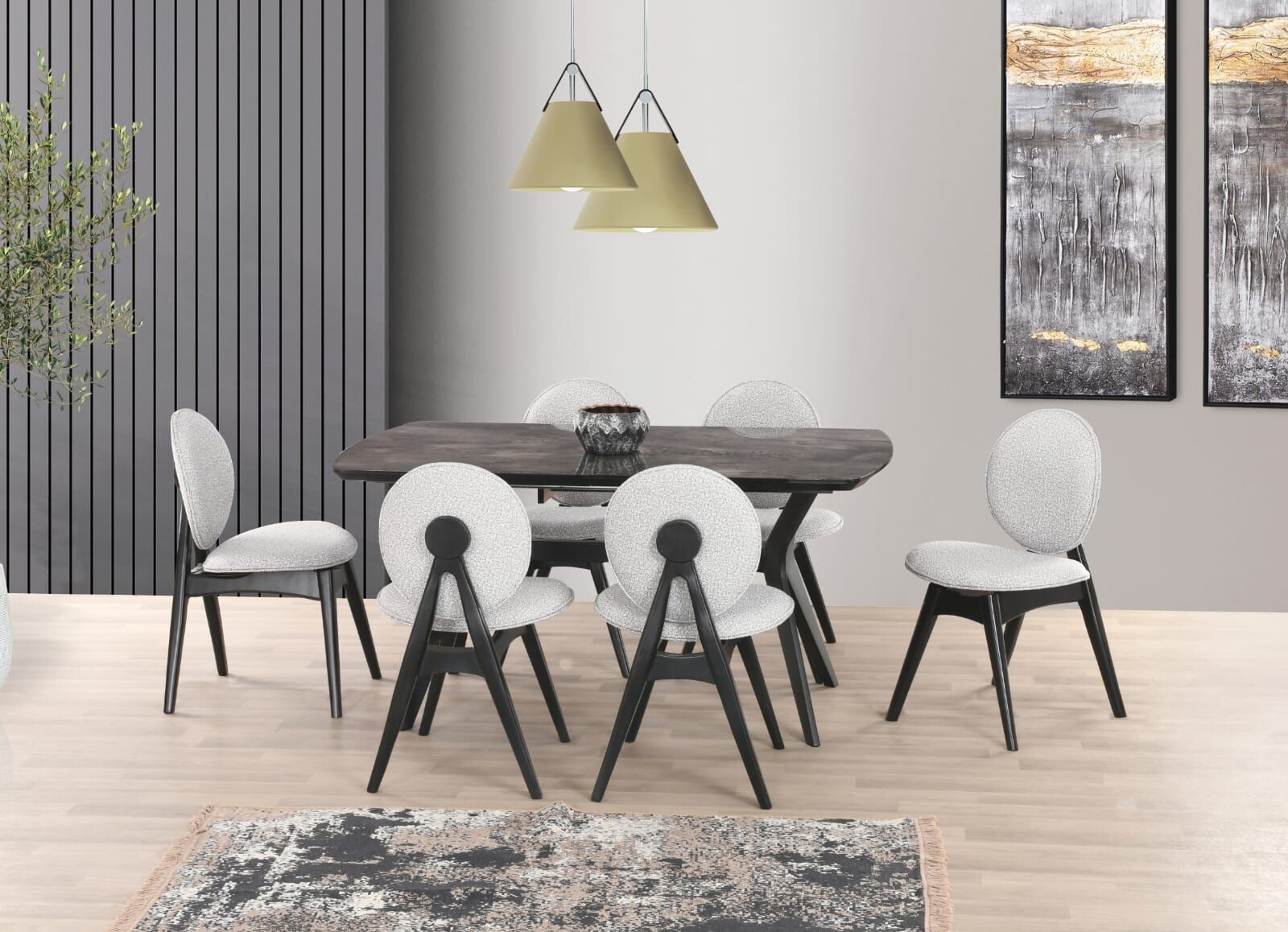 VENEDİK MASA TAKIMI 4 SANDALYE İLE SET