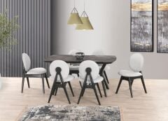 VENEZİA MASA TAKIMI 4 SANDALYE İLE SET