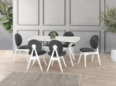 VENEZİA MASA TAKIMI 4 SANDALYE İLE SET