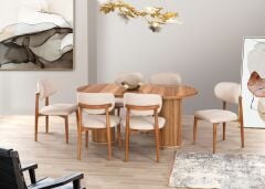 POTA SABİT MASA 4 SANDALYE İLE SET