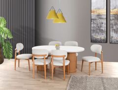 POTA SABİT MASA 4 SANDALYE İLE SET