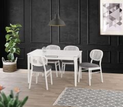 PARİS MASA TAKIMI 4 SANDALYE İLE SET