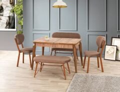 TERS REDYUS MASA TAKIMI 4 SANDALYE İLE SET