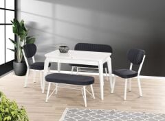 TERS REDYUS MASA TAKIMI 4 SANDALYE İLE SET