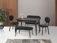 TERS REDYUS MASA TAKIMI 4 SANDALYE İLE SET