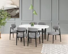 KELEBEK MASA TAKIMI 4 ADET SANDALYE İLE SET